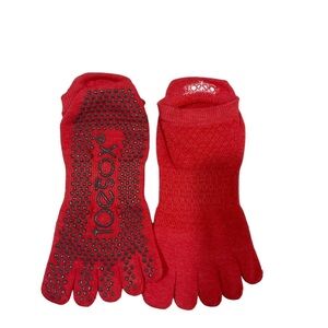 New Toesox Full Toe Ancle Grip Socks, M